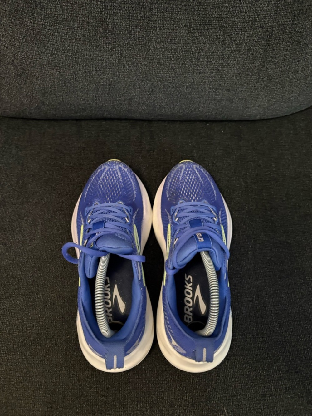 Brooks Glycerin 22 Women's Sneakers Size 8 Amparo Blue/Hyper Iris/Yellow - Picture 5 of 7